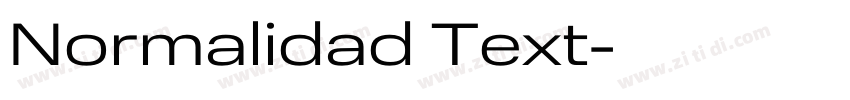 Normalidad Text字体转换 Normalidad Text字体转换